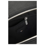 Hugo Boss Backpack In Grained Italian Leather With Smart Sleeve  50536142 001