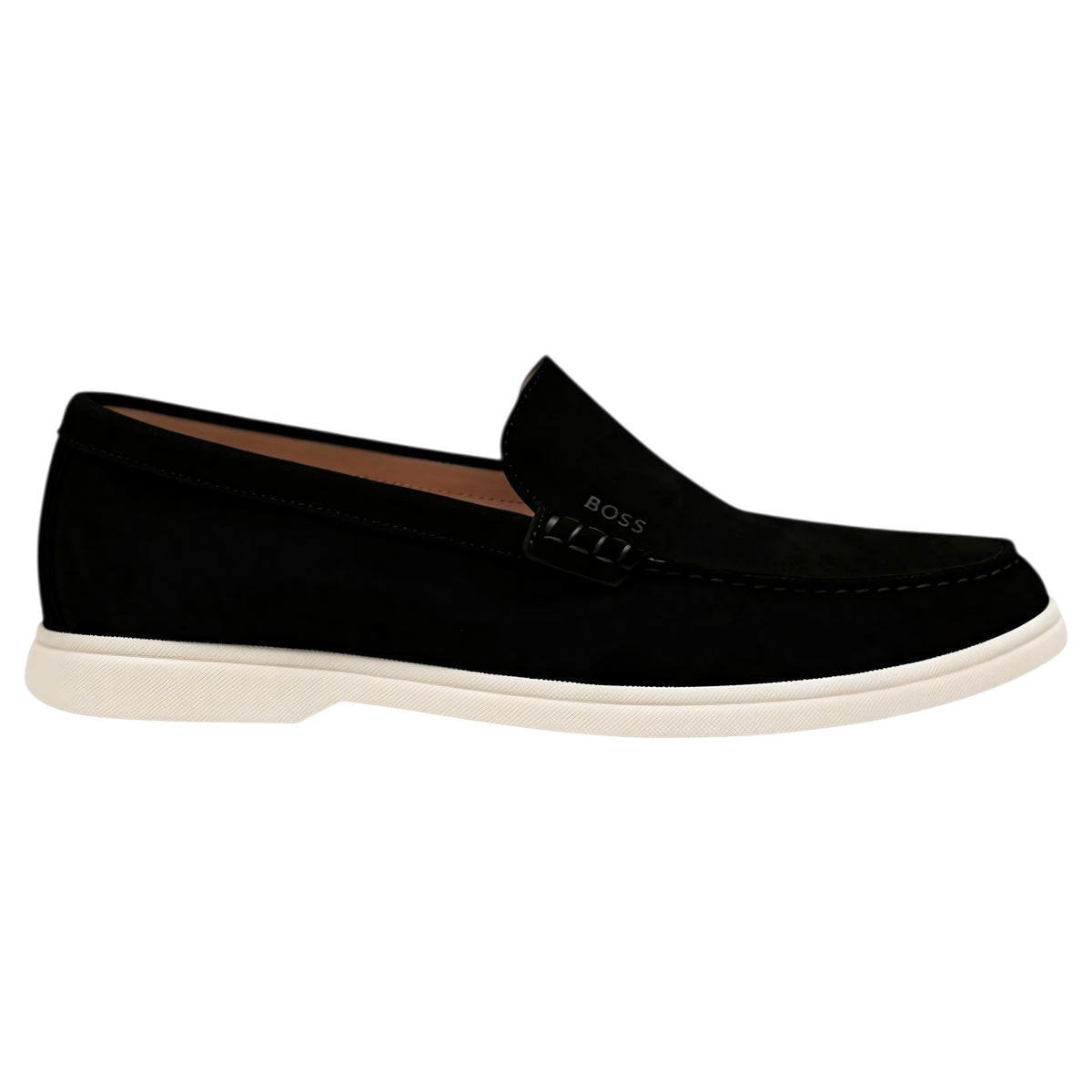 BOSS Suede Loafers With Debossed Logo  50543083