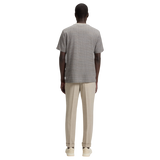 Hugo Boss Grid-Pattern T-shirt In Mercerised Cotton 50543401