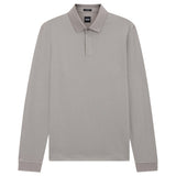 Boss Mercerised-Cotton Polo Shirt With Plain Collar
