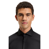 Hugo Boss Slim-fit shirt in Italian-made structured cotton 50545157