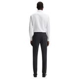 Boss Slim-fit White shirt in micro-structured Italian cotton 50545157