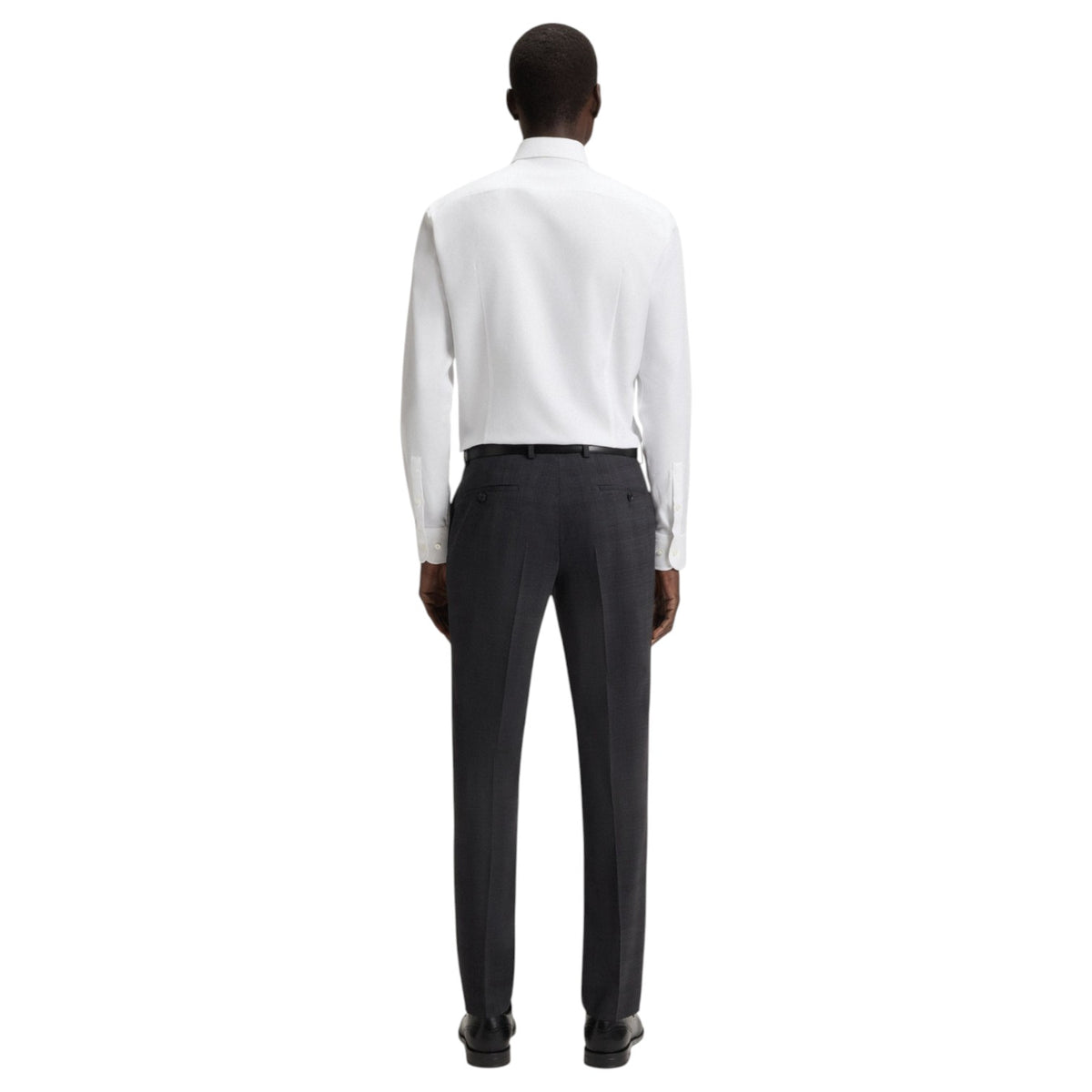 Hugo Boss Slim-fit shirt in Italian-made structured cotton 50545157