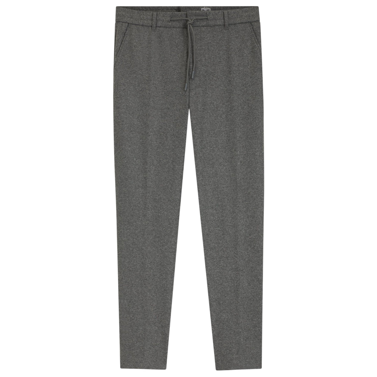 Boss Brushed Tapered-Fit Trousers In Stretch Flannel