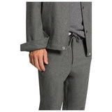 Boss Brushed Tapered-Fit Trousers In Stretch Flannel