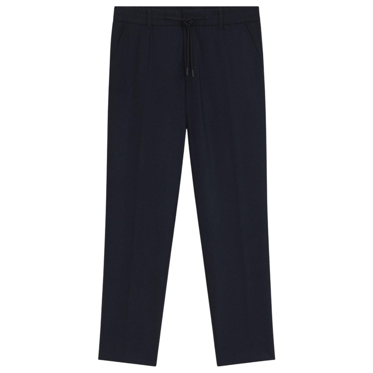 Boss Brushed Tapered-Fit Trousers In Stretch Flannel
