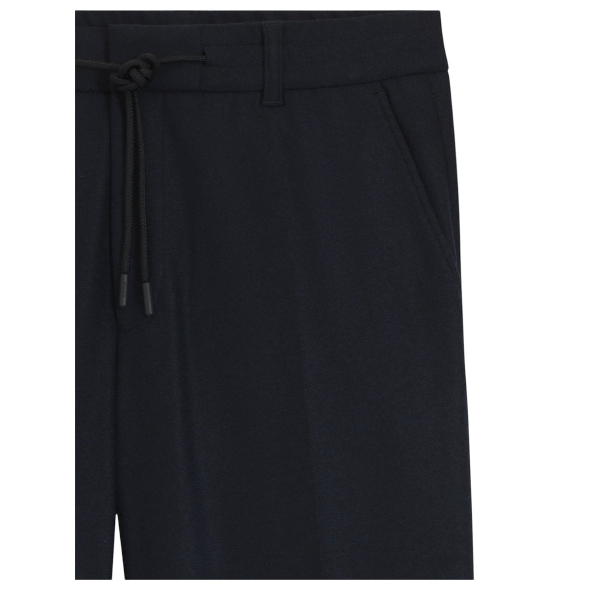 Boss Brushed Tapered-Fit Trousers In Stretch Flannel