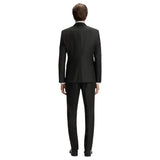 BOSS 3-Piece Slim-Fit Suit in Patterned Virgin Wool