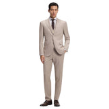 Boss Checked Regular-Fit Shirt in Italian-Made Cotton Twill