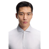 Boss Checked Regular-Fit Shirt in Italian-Made Cotton Twill