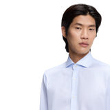 Boss Checked Regular-Fit Shirt in Italian-Made Cotton Twill
