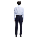 Boss Checked Regular-Fit Shirt in Italian-Made Cotton Twill