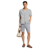 BOSS Linen-Blend Shorts In a Modern Fit  50557537