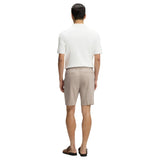 BOSS Linen-Blend Shorts In a Modern Fit  50557537