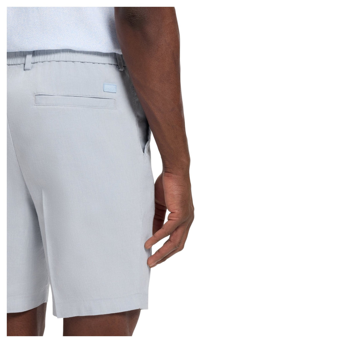 BOSS Linen-Blend Shorts In a Modern Fit  50557537