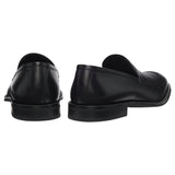 BOSS Leather Loafers With Plain Penny Trim  50560797-001
