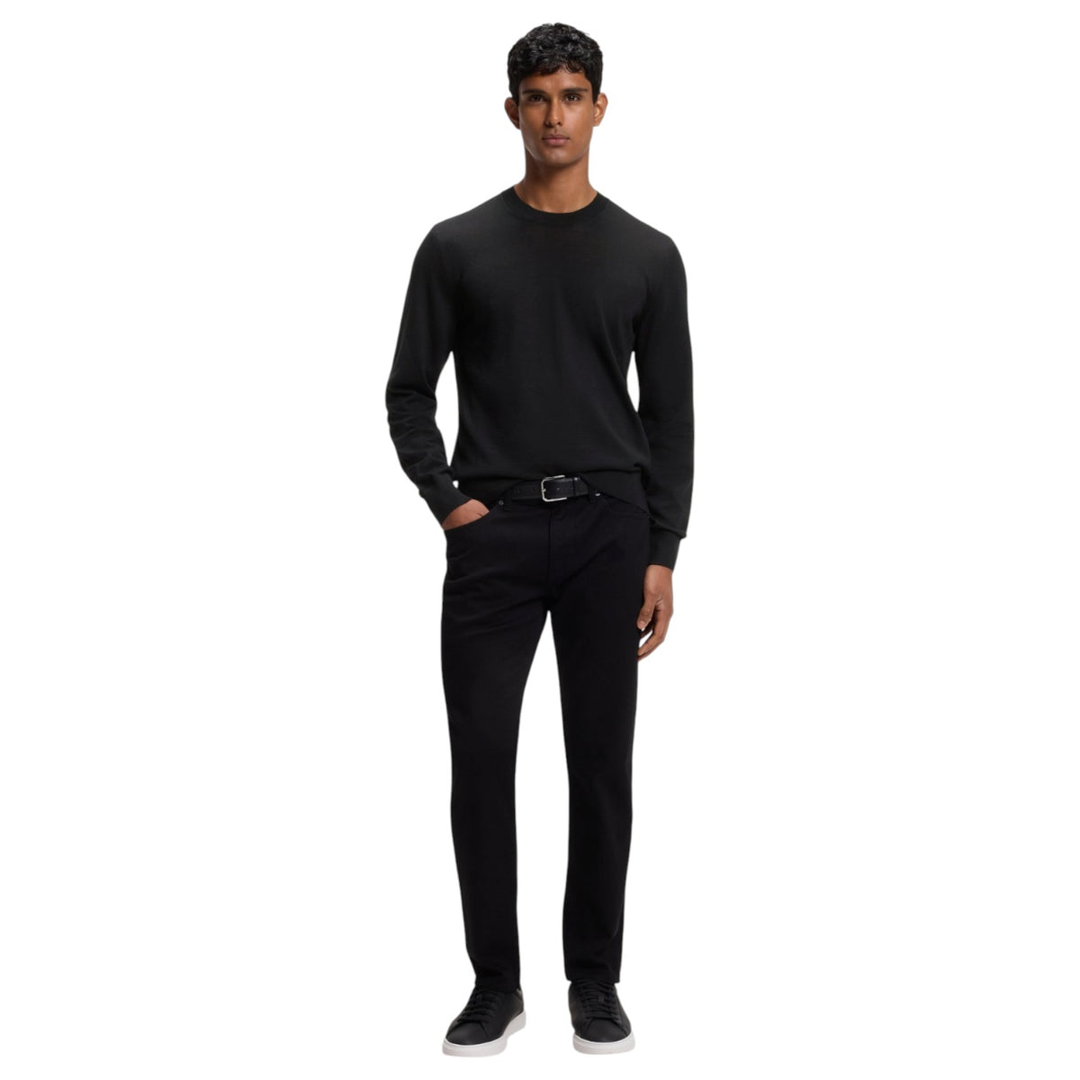 BOSS Regular-Fit Virgin Wool Crew Neck Sweater