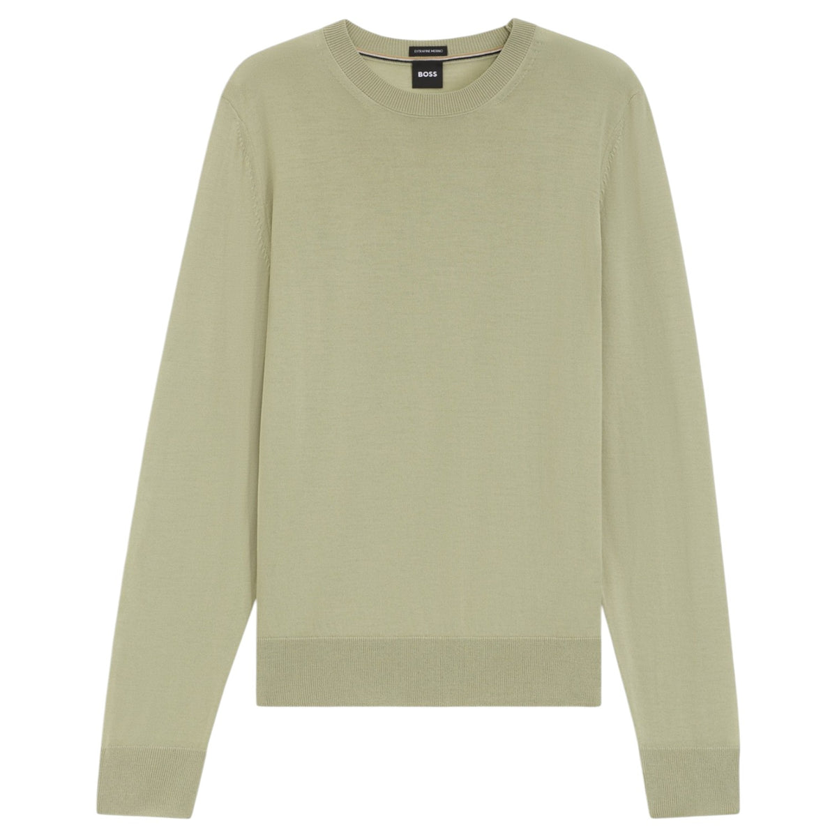 BOSS Regular-Fit Virgin Wool Crew Neck Sweater