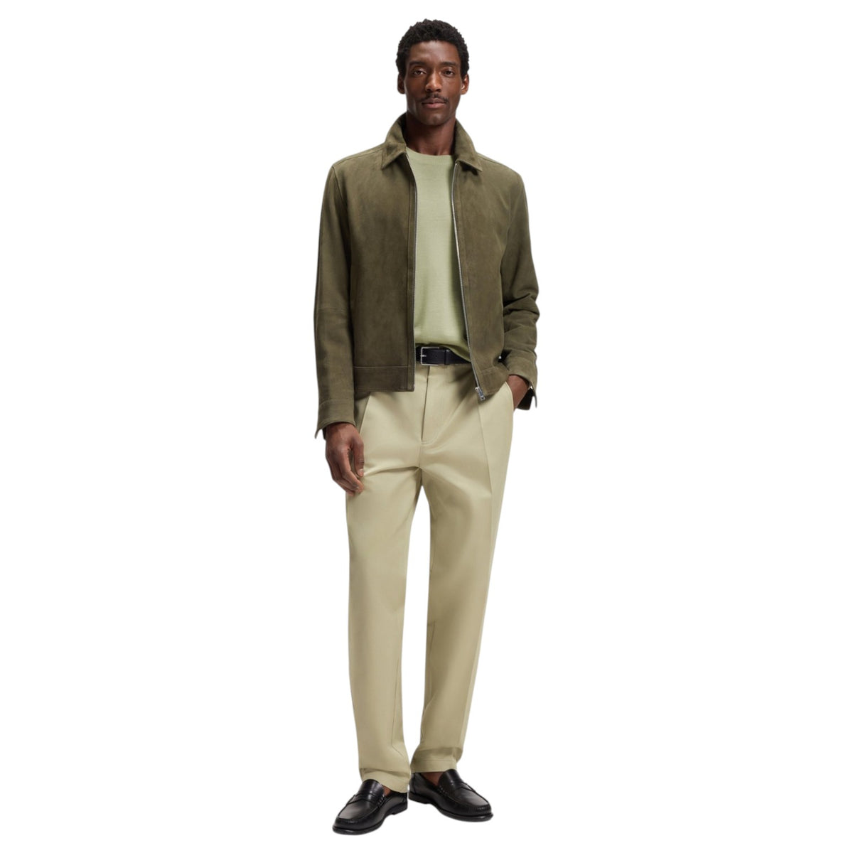 BOSS Regular-Fit Virgin Wool Crew Neck Sweater