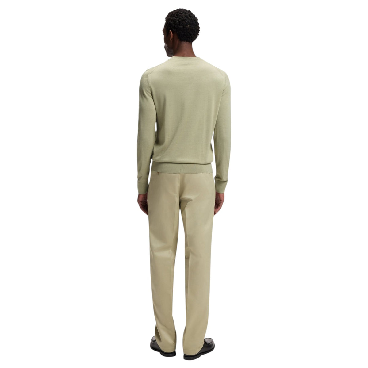BOSS Regular-Fit Virgin Wool Crew Neck Sweater