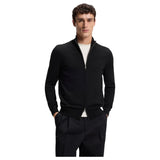 BOSS H-Balonso Merino Wool Full-Zip Sweater