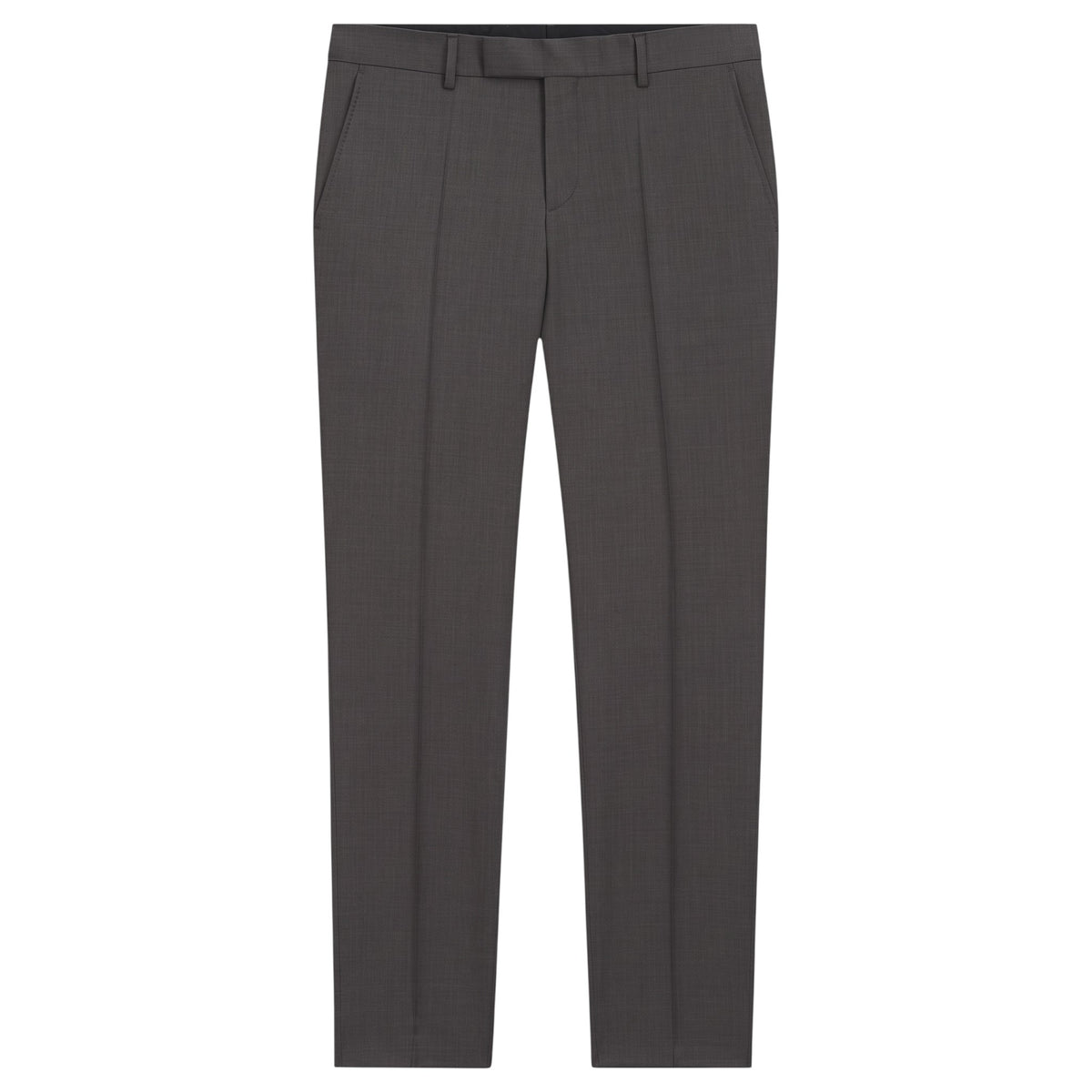 BOSS ONE Slim-Fit Virgin Wool Dress Pants