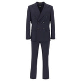 BOSS Slim Fit Double-Breasted Suit – 100% Italian Virgin Wool  50561841