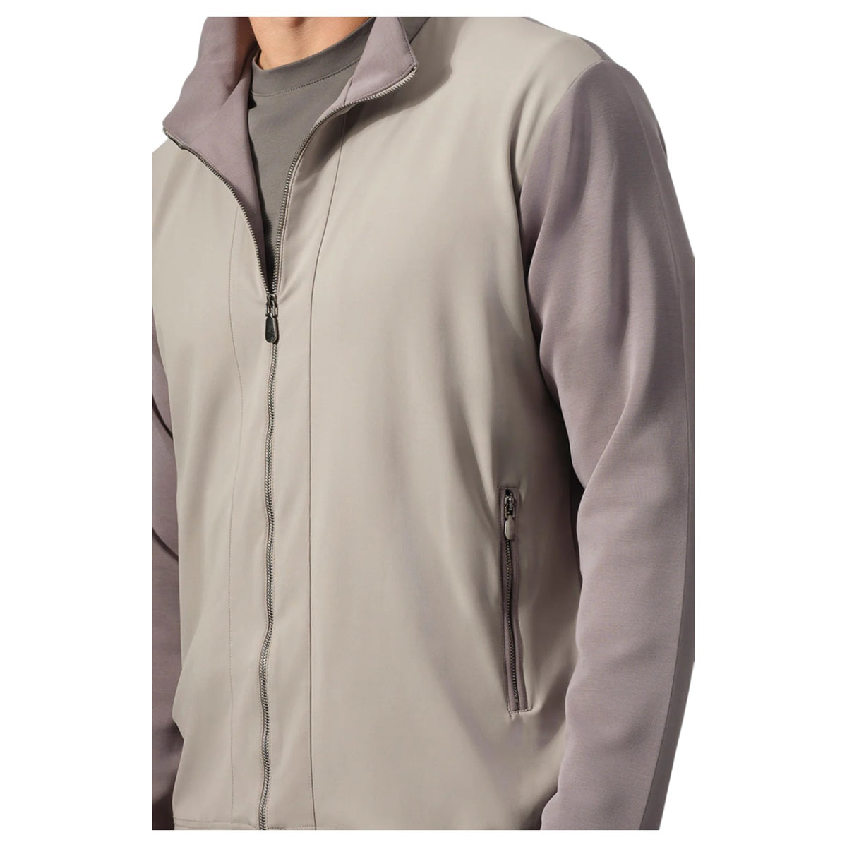 Garnet Hybrid Zip Jacket Cotton Performance Layer  2614001CC