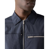 Moose Knuckles Top Flight Shirt Jacket  M16MJ157-833 Navy