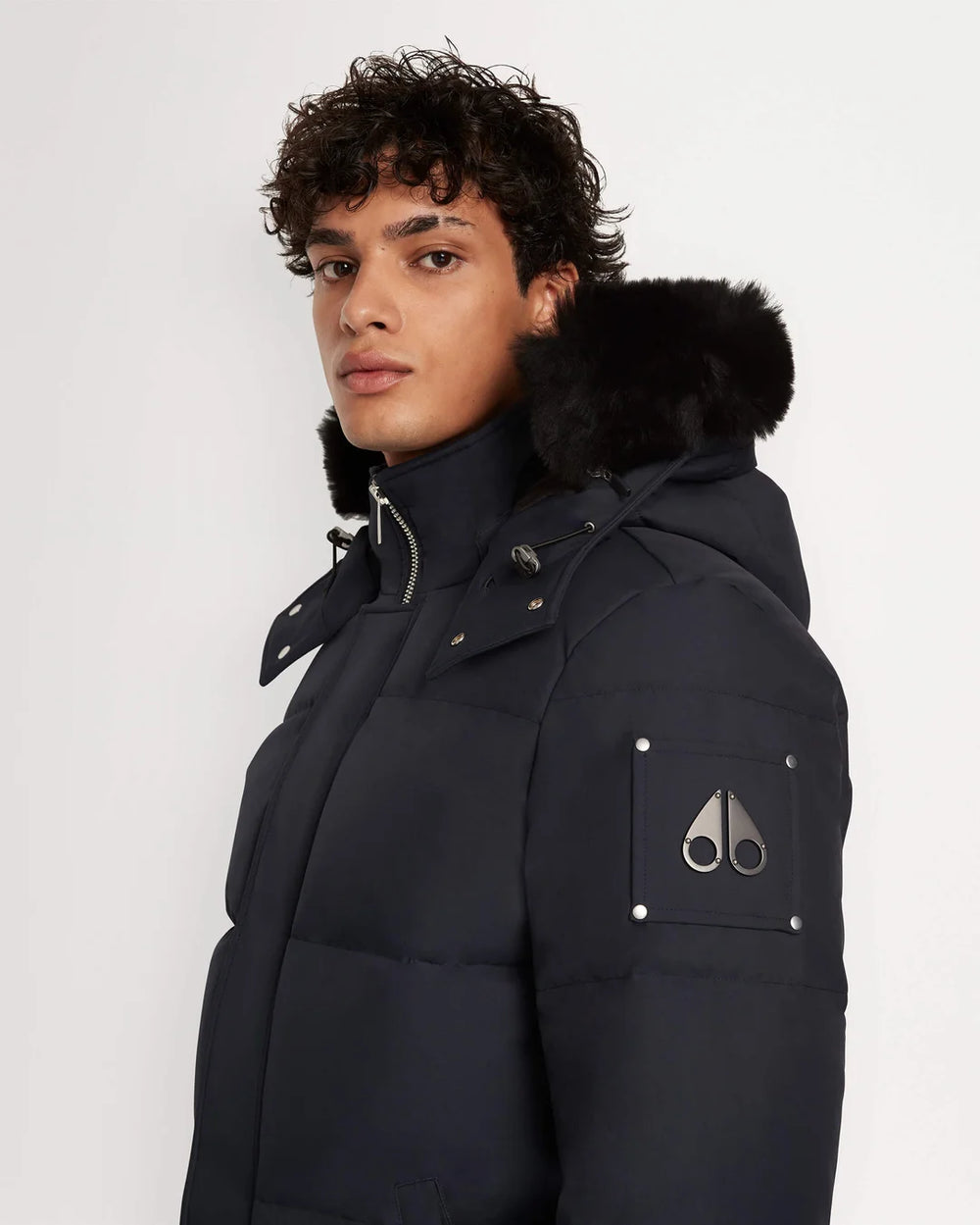 Moose Knuckles Cloud 3Q Neoshear Navy/Black M32MJ178S-546 Moose Knuckles Cloud 3Q Neoshear Navy/Black M32MJ178S-546