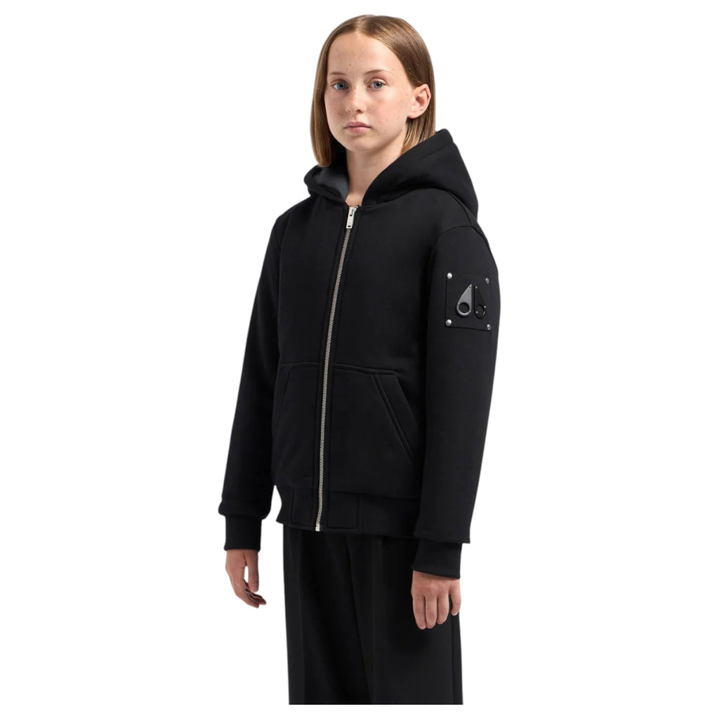 Moose Knuckles Faux Fur Lined Cotton-Jersey Bunny Hoodie - S