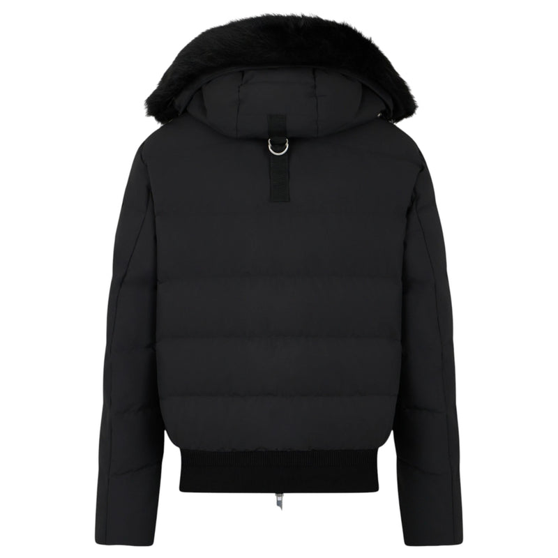 Moose Knuckles Cloud Shearling Bomber Jacket M35MB005S Blk/Blk