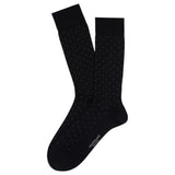 Marcoliani Pin Dot Motif Pima Cotton Mid-Calf Sock - MAR2772T