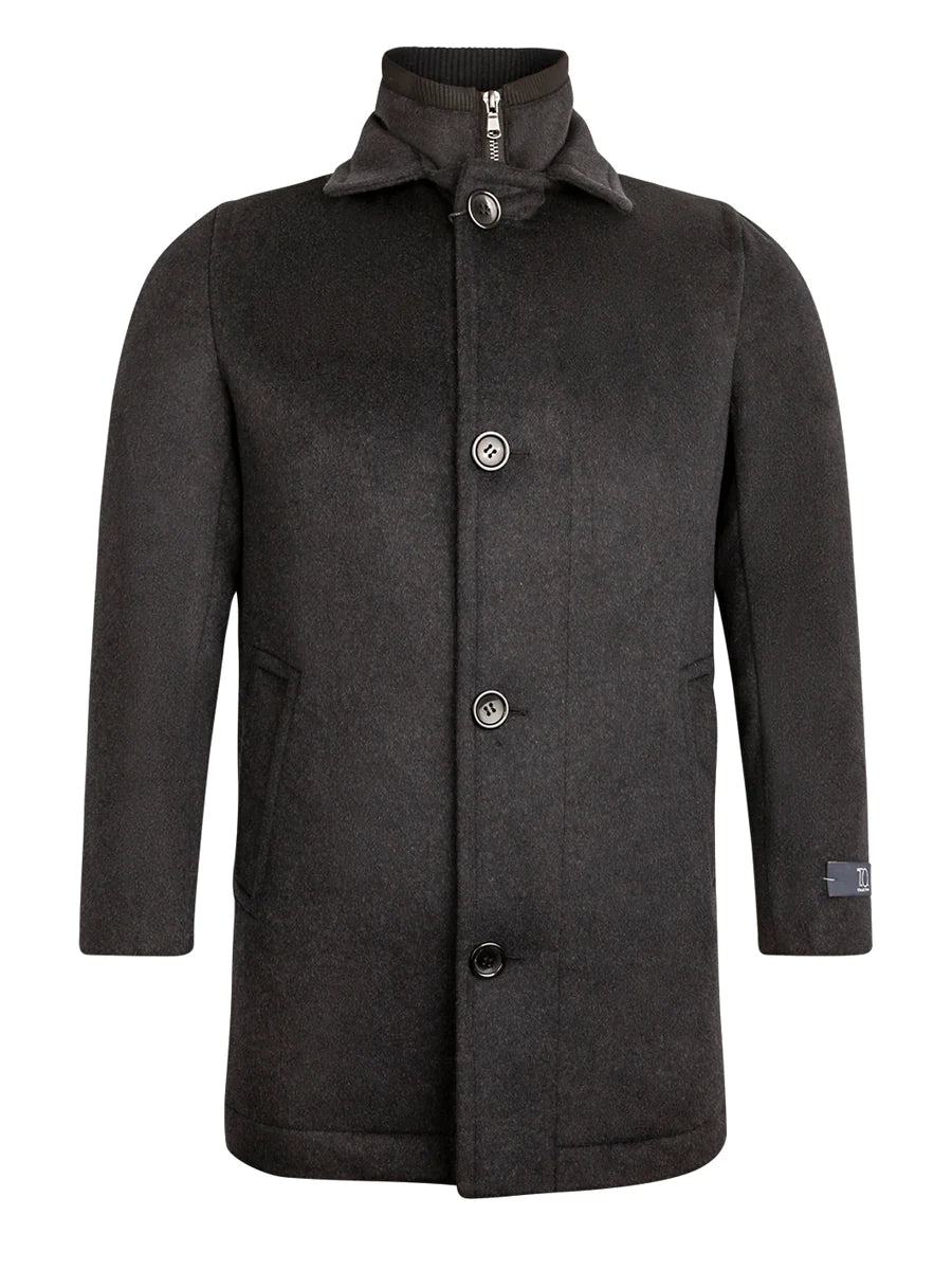 ORLANDO WOOL DOWN ZIPPER COAT