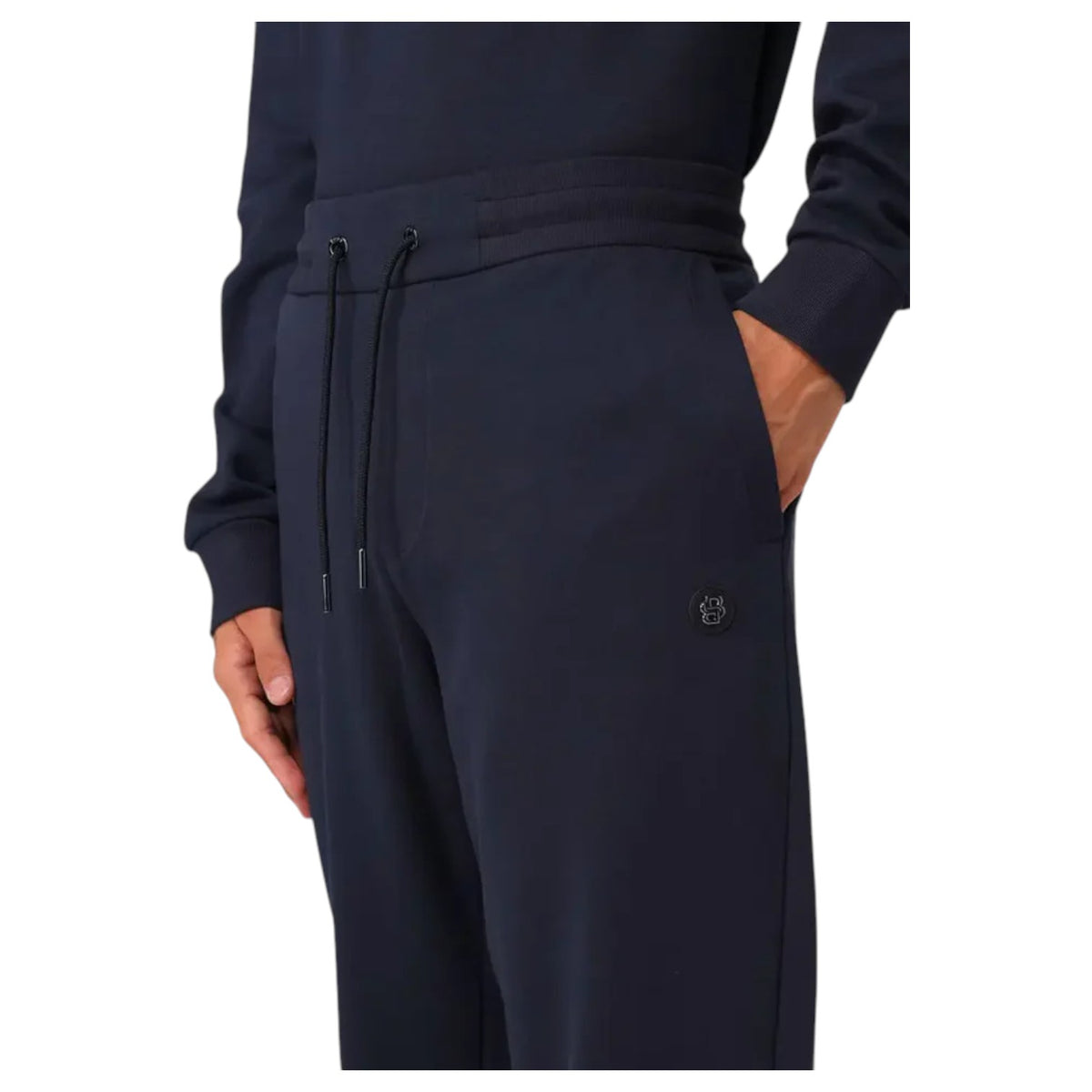 Boss Jersey Fabric Tracksuit In Navy 50520303