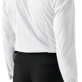 Eton White Piqué Tuxedo Shirt With Studs