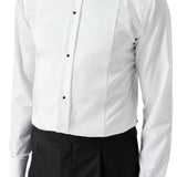 Eton White Piqué Tuxedo Shirt With Studs