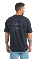 BOSS Men's Cotton-Jersey T-Shirt with Artwork and Logos  50483759-420