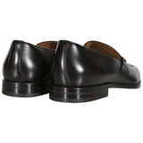 BOSS Italian Leather Loafer with Apron Toe and Branded Trim  50496075-203