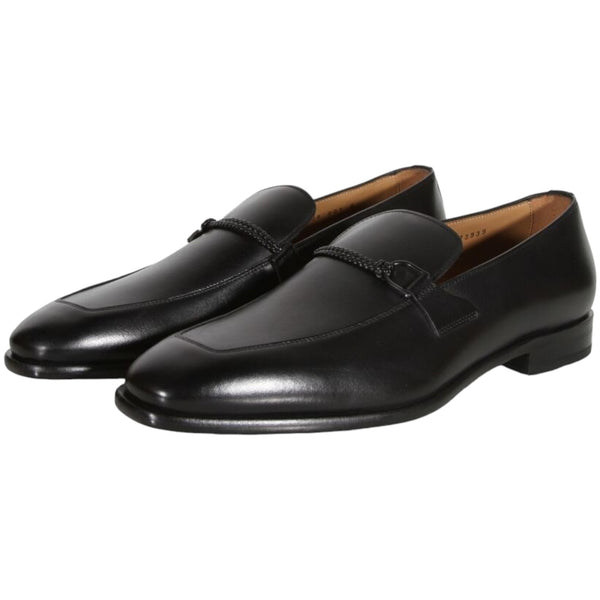 BOSS Lisbon Black Leather Loafers  50470998-001