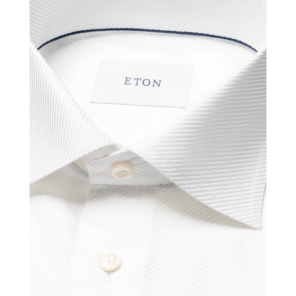 Eton King Twill Shirt In White