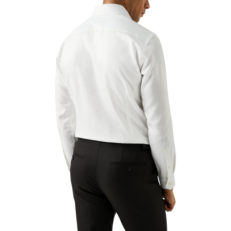 Eton King Twill Shirt In White