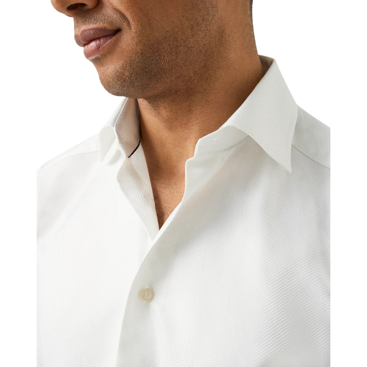 Eton King Twill Shirt In White