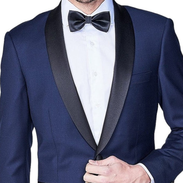 Bresciani Shawl-Lapel Tuxedo  GB-137 Blue