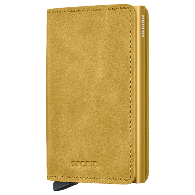 Secrid Slimwallet in Vintage Yellow