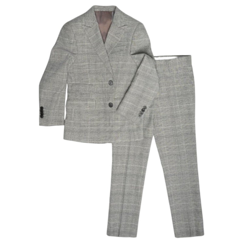 Isaac Mizrahi Boys 2Pc Suit L.Grey Check  ST2755