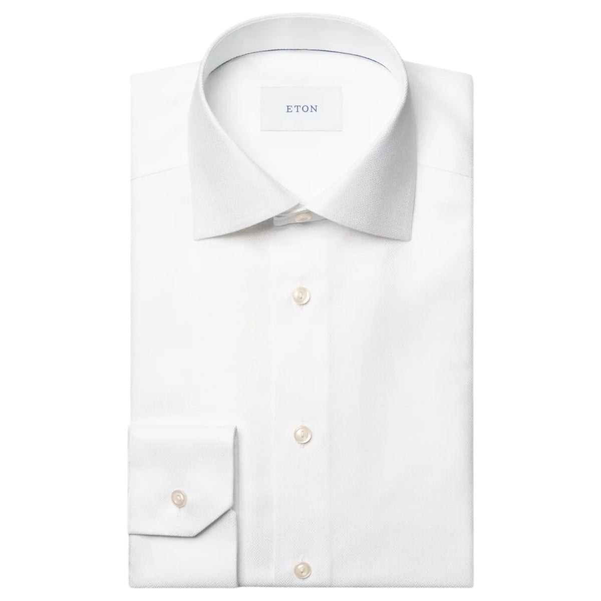 ETON Herringbone Signature Twill Shirt 100015800
