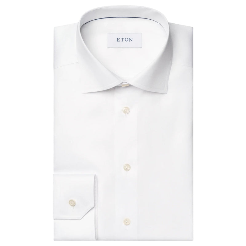 Eton White Signature Twill Shirt  100012342/00