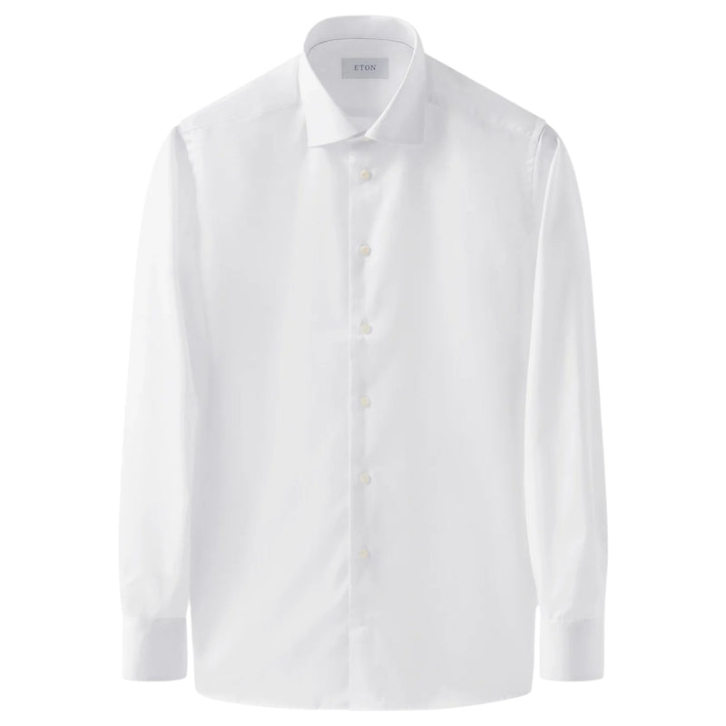 Eton White Signature Twill Shirt  100012342/00