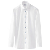 Eton Solid Signature Twill Shirt With Contrast
